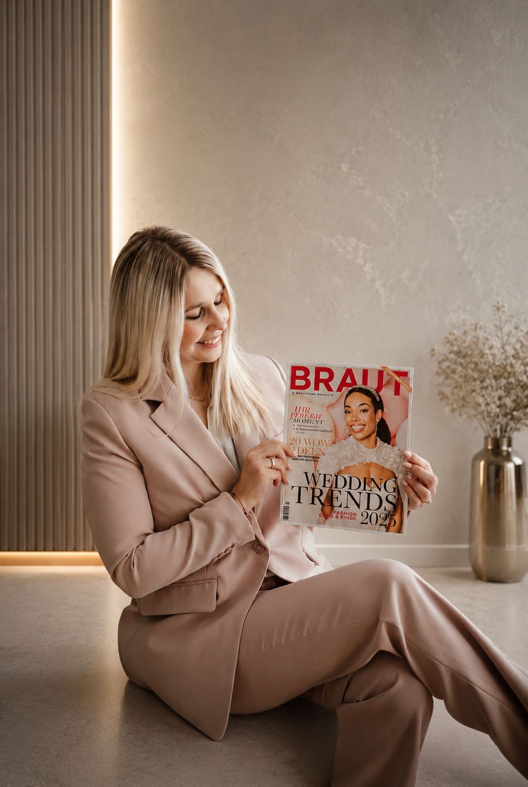 Katharina mit Brautmagazin
