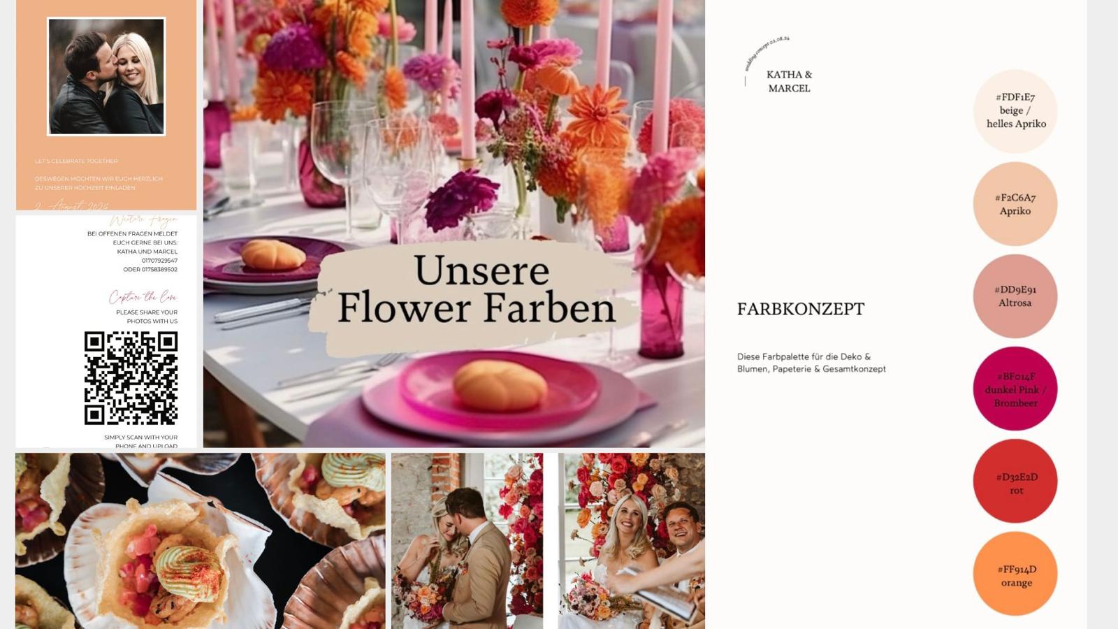 Unsere Flower Farben — Farbkonzept