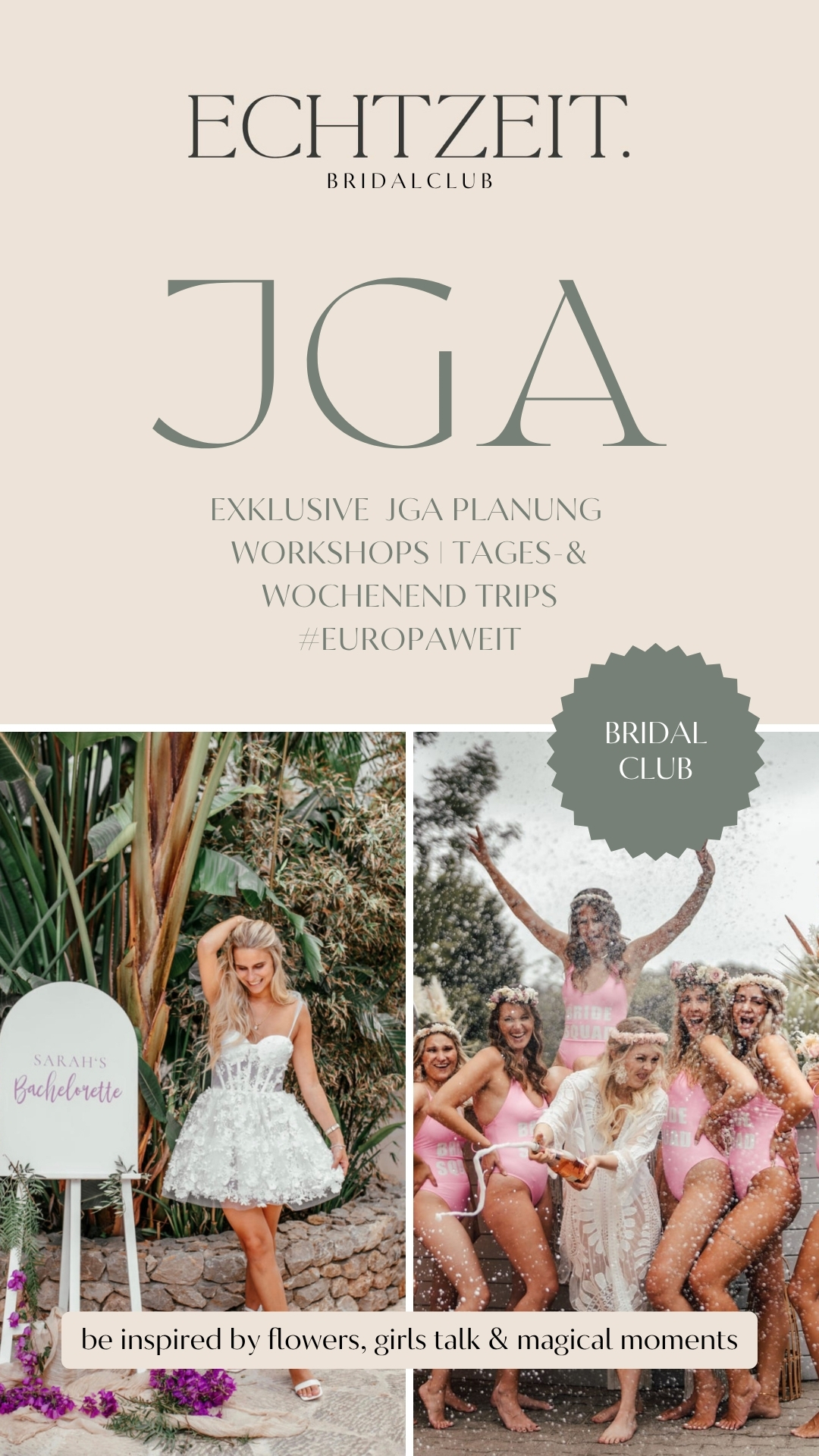 ECHTZEIT JGA Angebotsflyer 2026